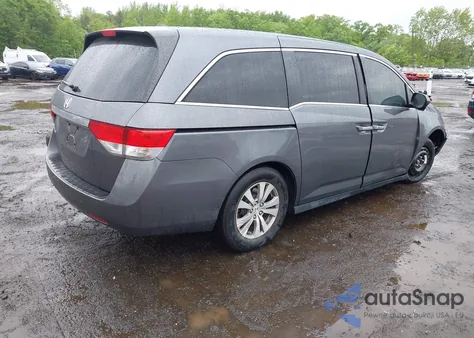 2017 Honda Odyssey Ex-L from USA, damaged, VIN 5FNRL5H68HB024225